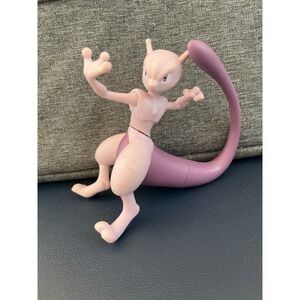 Mewtwo Pokemon Action Figure Toy Purple Tail Articulated